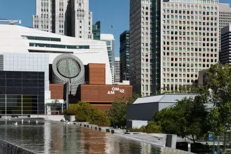 SFMOMA next to the Yerba Buena Gardens